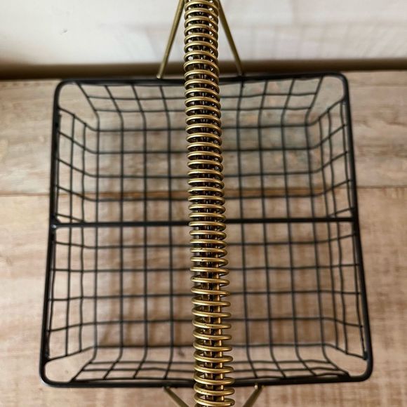 New Vintage Kitchen Caddy with Gold Handle - Picture 9 of 13